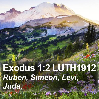 Exodus 1:2 LUTH1912 Bible Verse Image