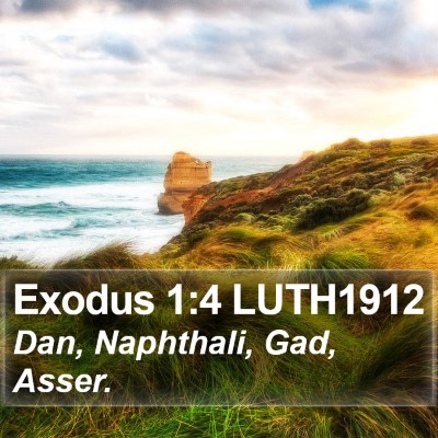 Exodus 1:4 LUTH1912 Bible Verse Image