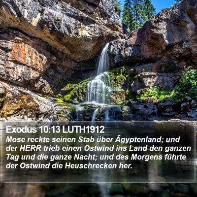Exodus 10:13 LUTH1912 Bible Verse Image