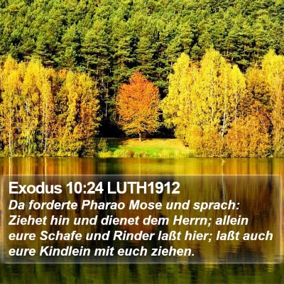Exodus 10:24 LUTH1912 Bible Verse Image