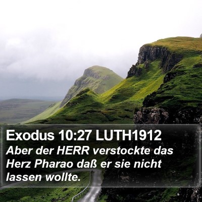 Exodus 10:27 LUTH1912 Bible Verse Image