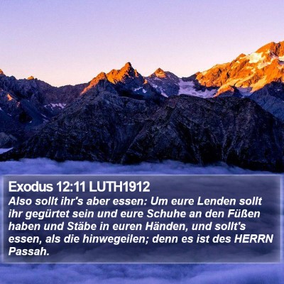 Exodus 12:11 LUTH1912 Bible Verse Image