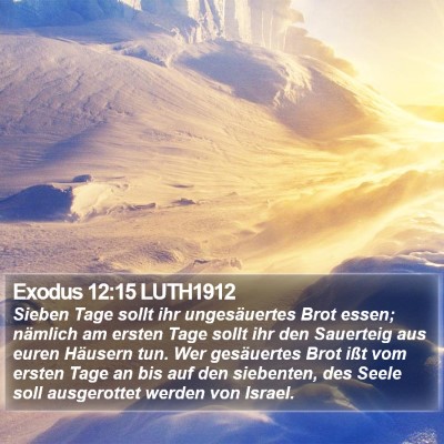 Exodus 12:15 LUTH1912 Bible Verse Image