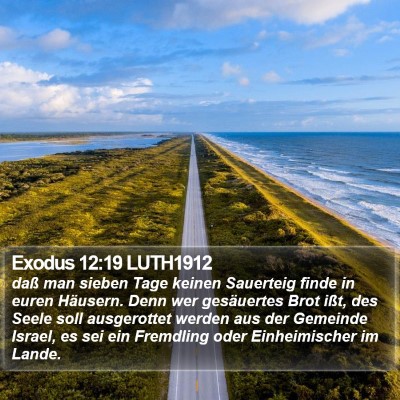 Exodus 12:19 LUTH1912 Bible Verse Image