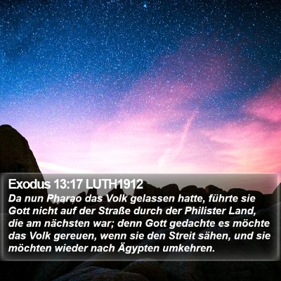 Exodus 13:17 LUTH1912 Bible Verse Image