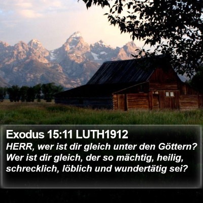 Exodus 15:11 LUTH1912 Bible Verse Image