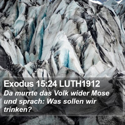 Exodus 15:24 LUTH1912 Bible Verse Image