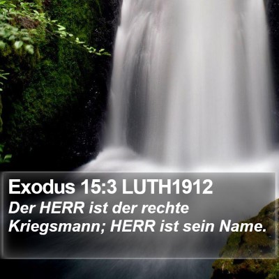Exodus 15:3 LUTH1912 Bible Verse Image