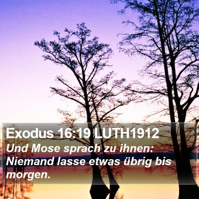 Exodus 16:19 LUTH1912 Bible Verse Image