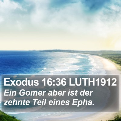 Exodus 16:36 LUTH1912 Bible Verse Image