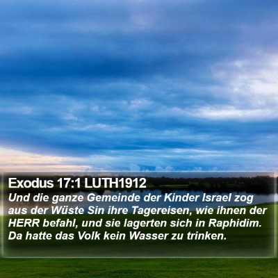 Exodus 17:1 LUTH1912 Bible Verse Image