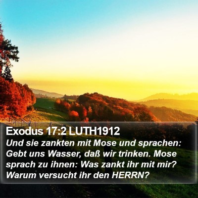 Exodus 17:2 LUTH1912 Bible Verse Image