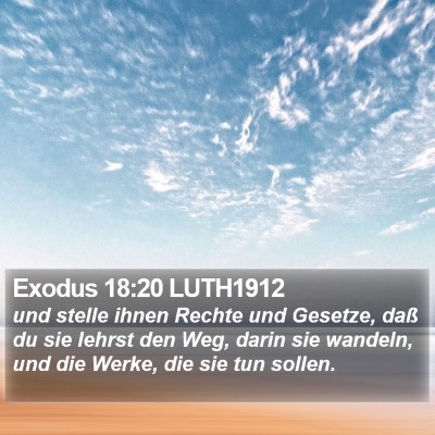 Exodus 18:20 LUTH1912 Bible Verse Image