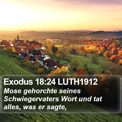 Exodus 18:24 LUTH1912 Bible Verse Image