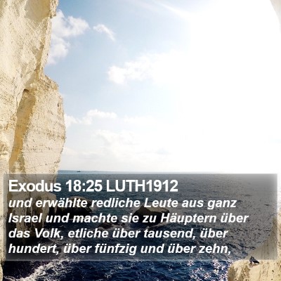 Exodus 18:25 LUTH1912 Bible Verse Image