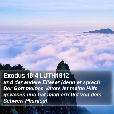 Exodus 18:4 LUTH1912 Bible Verse Image