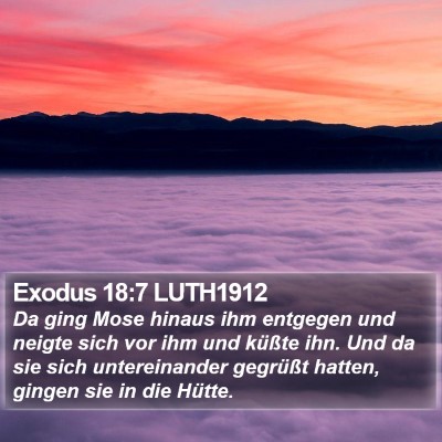 Exodus 18:7 LUTH1912 Bible Verse Image