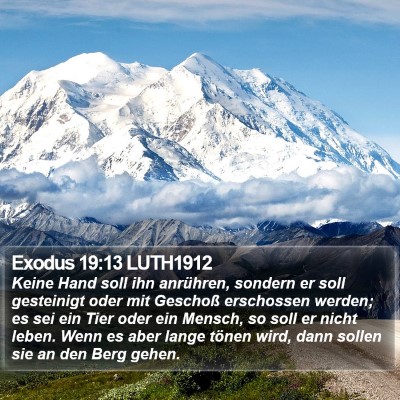 Exodus 19:13 LUTH1912 Bible Verse Image