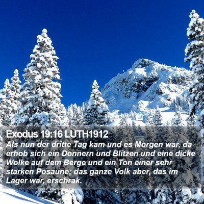 Exodus 19:16 LUTH1912 Bible Verse Image