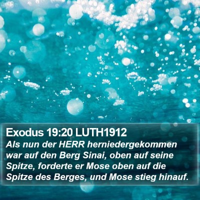 Exodus 19:20 LUTH1912 Bible Verse Image