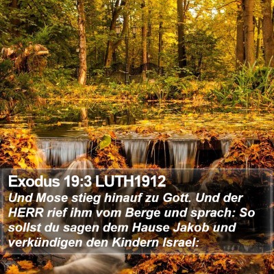 Exodus 19:3 LUTH1912 Bible Verse Image