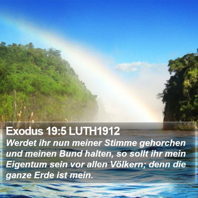 Exodus 19:5 LUTH1912 Bible Verse Image