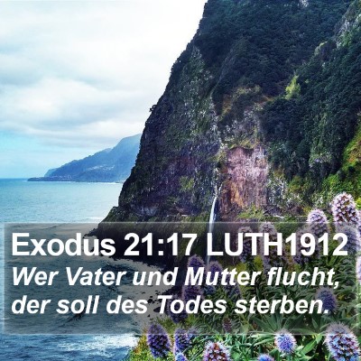 Exodus 21:17 LUTH1912 Bible Verse Image