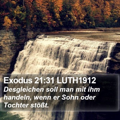 Exodus 21:31 LUTH1912 Bible Verse Image