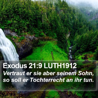 Exodus 21:9 LUTH1912 Bible Verse Image