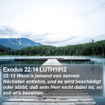 Exodus 22:14 LUTH1912 Bible Verse Image