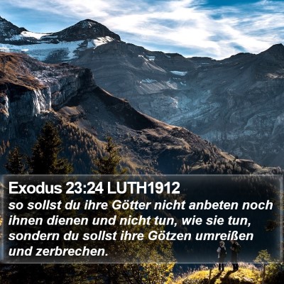 Exodus 23:24 LUTH1912 Bible Verse Image