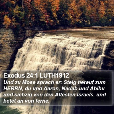 Exodus 24:1 LUTH1912 Bible Verse Image