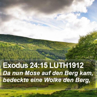 Exodus 24:15 LUTH1912 Bible Verse Image