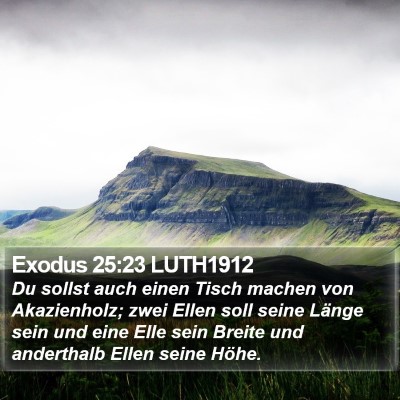 Exodus 25:23 LUTH1912 Bible Verse Image