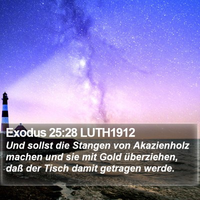 Exodus 25:28 LUTH1912 Bible Verse Image