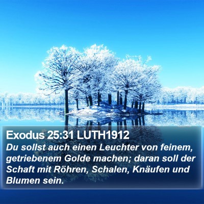 Exodus 25:31 LUTH1912 Bible Verse Image