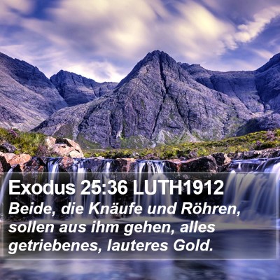 Exodus 25:36 LUTH1912 Bible Verse Image