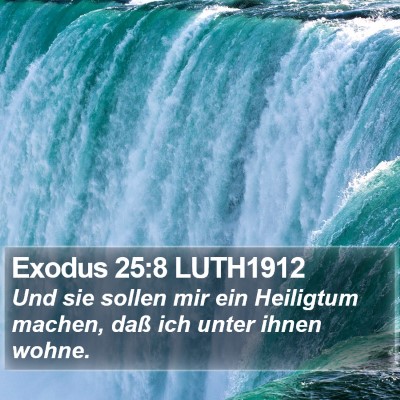 Exodus 25:8 LUTH1912 Bible Verse Image