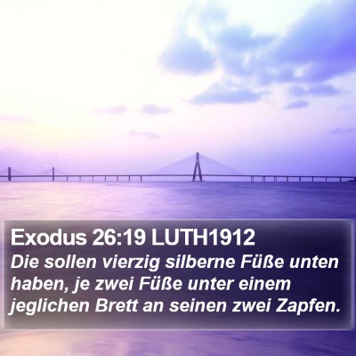 Exodus 26:19 LUTH1912 Bible Verse Image