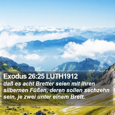 Exodus 26:25 LUTH1912 Bible Verse Image