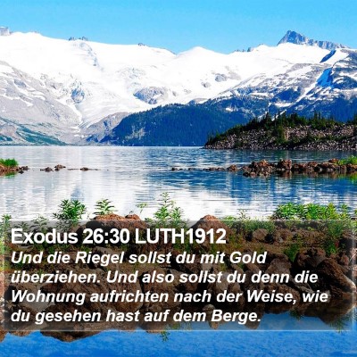 Exodus 26:30 LUTH1912 Bible Verse Image