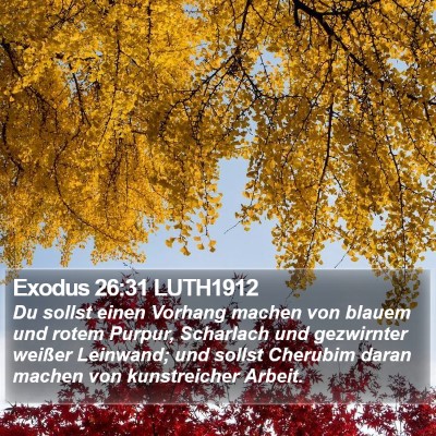 Exodus 26:31 LUTH1912 Bible Verse Image