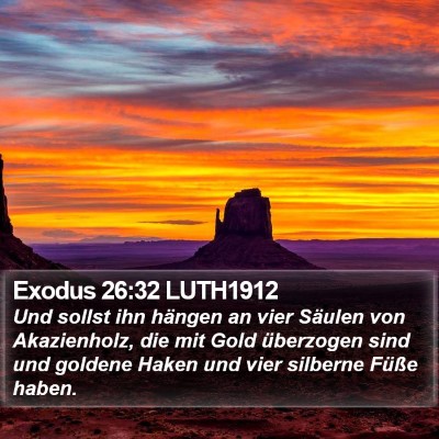 Exodus 26:32 LUTH1912 Bible Verse Image