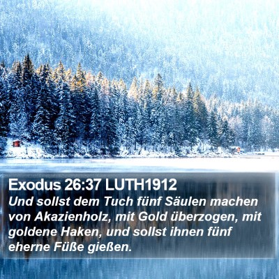 Exodus 26:37 LUTH1912 Bible Verse Image