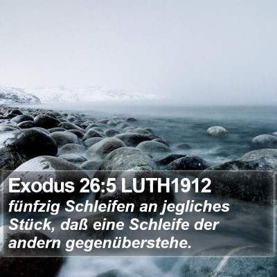 Exodus 26:5 LUTH1912 Bible Verse Image