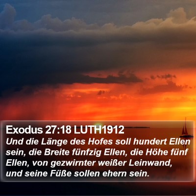 Exodus 27:18 LUTH1912 Bible Verse Image