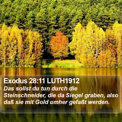 Exodus 28:11 LUTH1912 Bible Verse Image