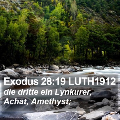 Exodus 28:19 LUTH1912 Bible Verse Image