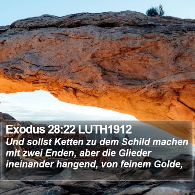 Exodus 28:22 LUTH1912 Bible Verse Image