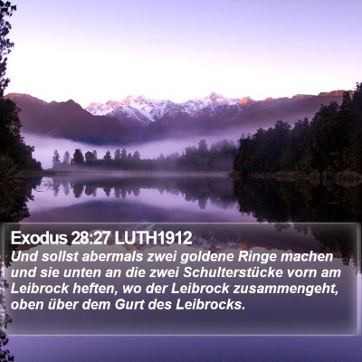 Exodus 28:27 LUTH1912 Bible Verse Image